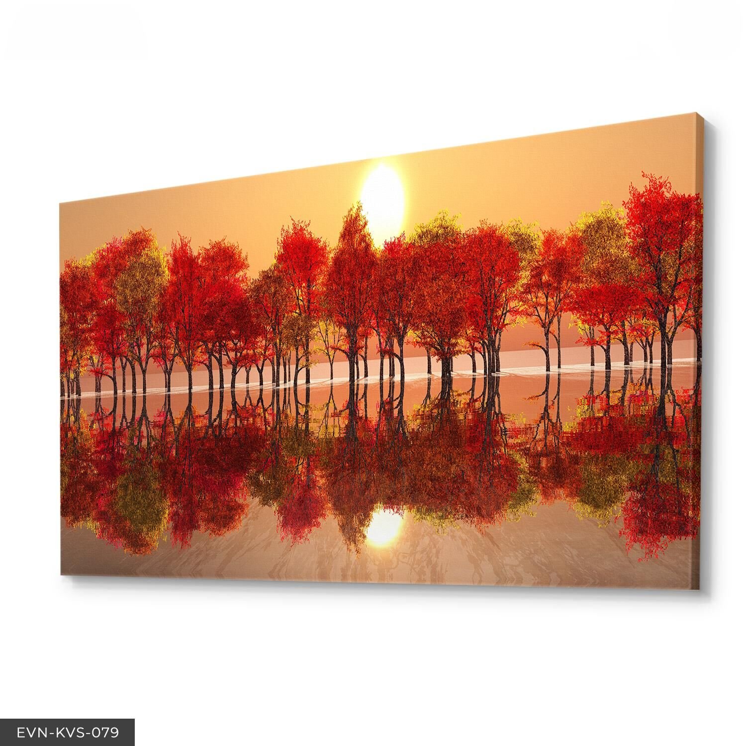 Doğa Manzarası Tek Parça Kanvas Canvas Tablo Tablo 40 x 30 CM - Çok Renkli