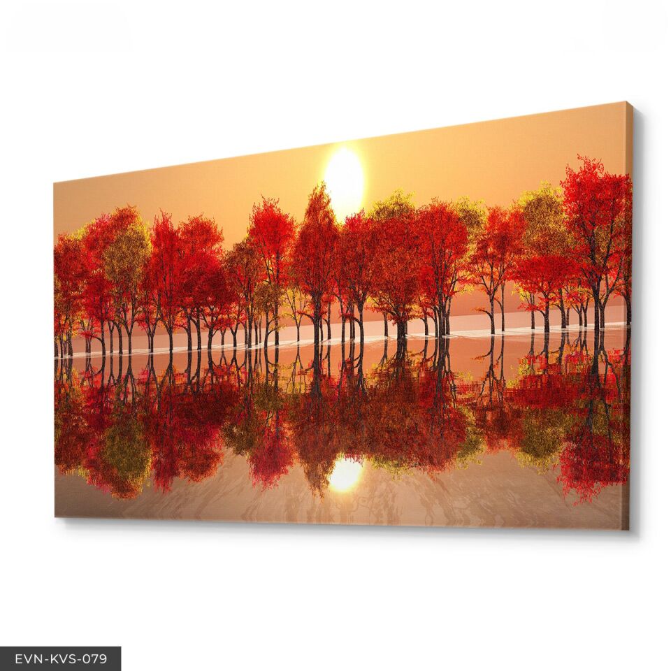 Doğa Manzarası Tek Parça Kanvas Canvas Tablo Tablo