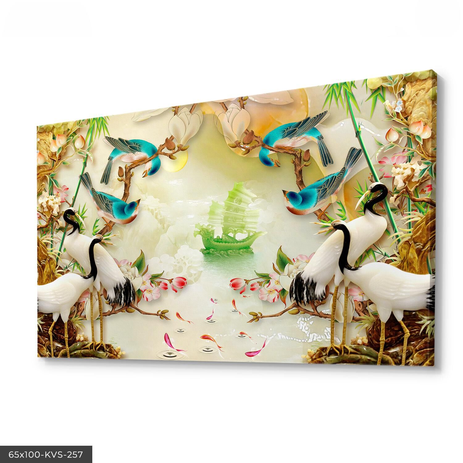 Doğa Harikaları Kanvas - Canvas Tablo 40 x 30 CM - Çok Renkli