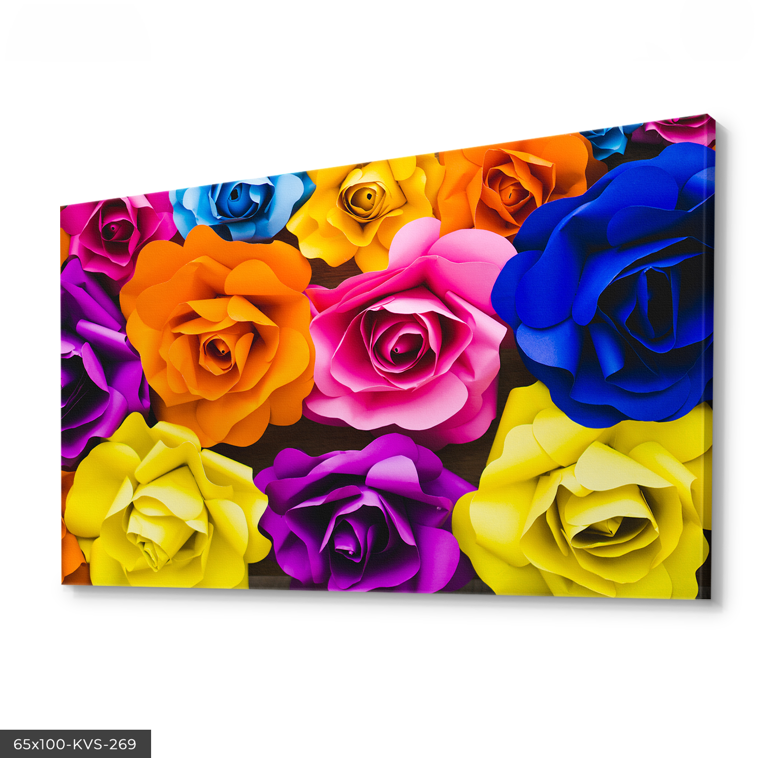 Renkli Çiçekler Kanvas - Canvas Tablo