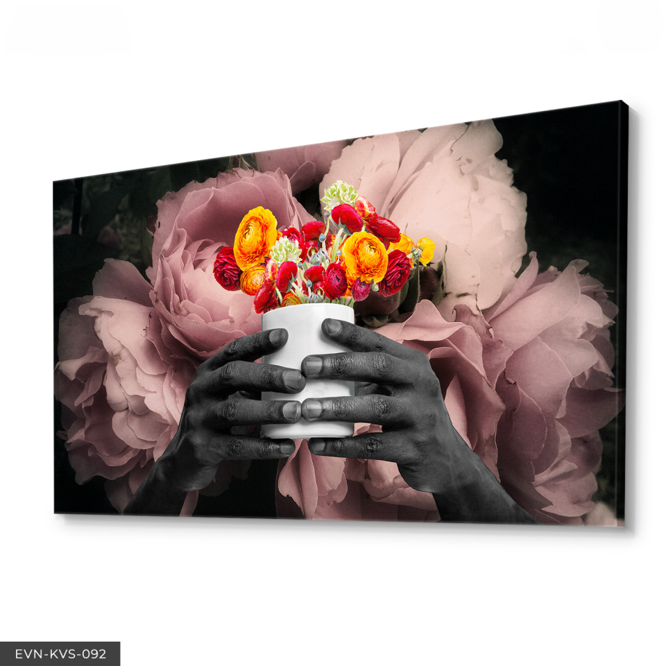 Yaban Gülleri Tek Parça Kanvas Canvas Tablo Tablo