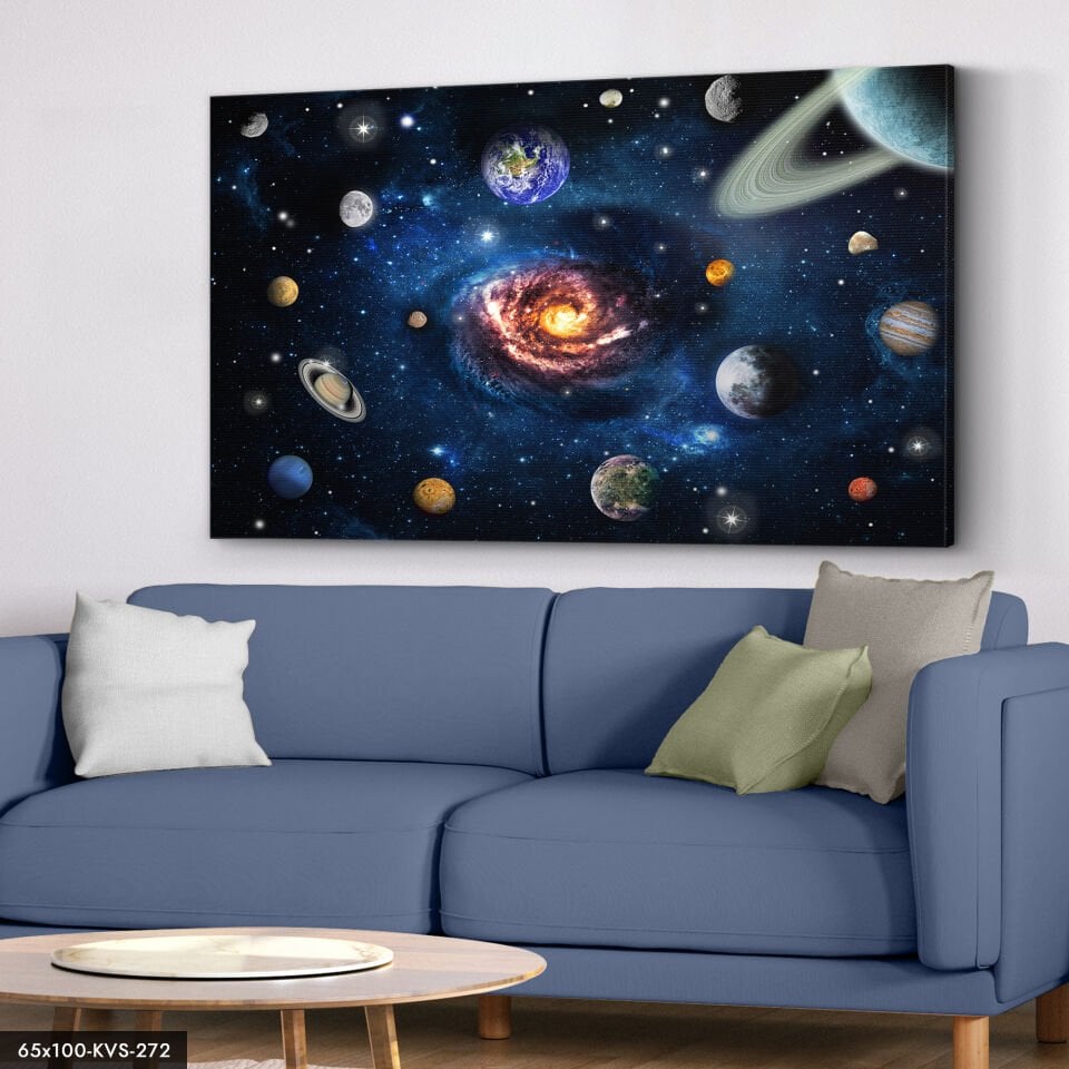 Uzayın Derinlikleri Kanvas - Canvas Tablo