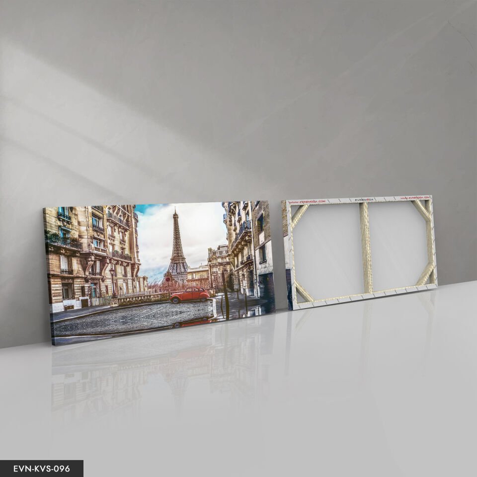 Eyfel Kulesi Tek Parça Kanvas Canvas Tablo Tablo