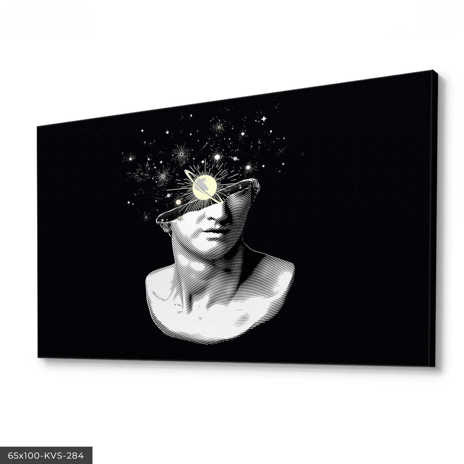 Heykel Portre Kanvas - Canvas Tablo