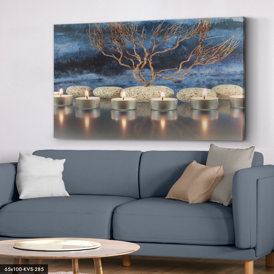 Mumlar Kanvas - Canvas Tablo 40 x 30 CM - Çok Renkli