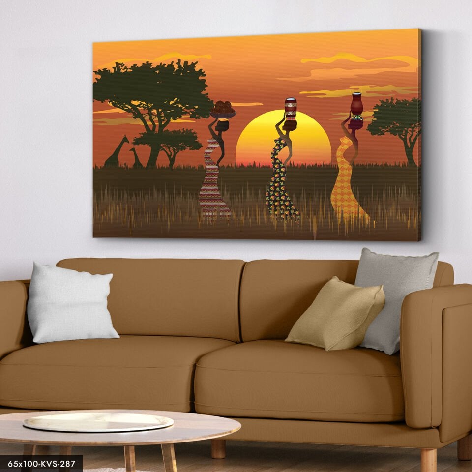 Geleneksel Kadınlar Kanvas - Canvas Tablo