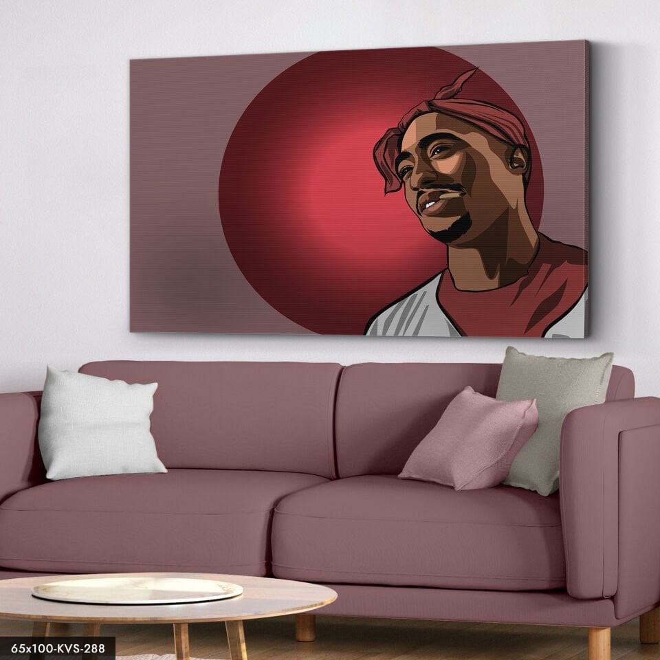 Tupac Shakur Kanvas - Canvas Tablo