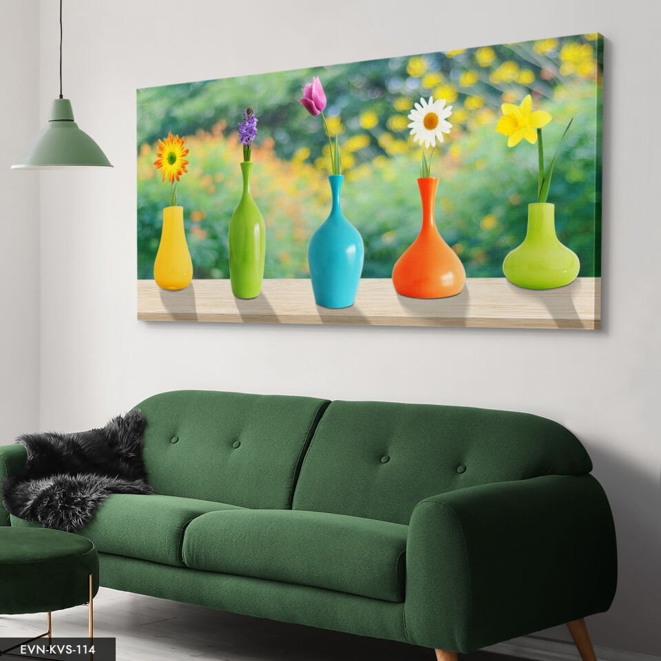 Çiçekler Tek Parça Kanvas Canvas Tablo Tablo