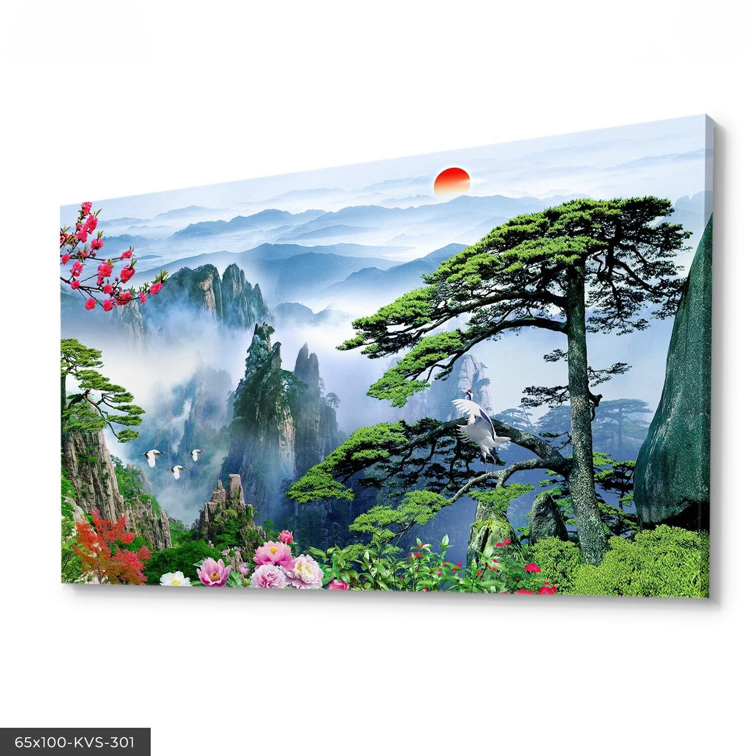 Doğa Harikaları Kanvas - Canvas Tablo 40 x 30 CM - Çok Renkli