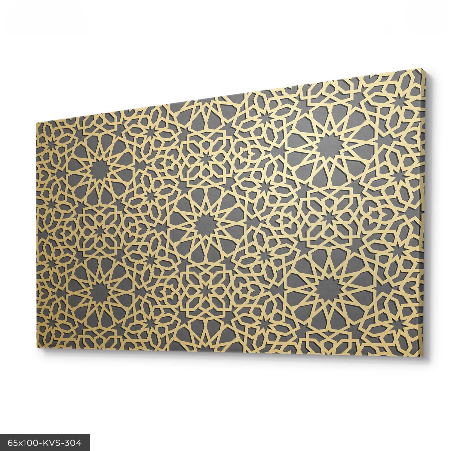 Gold Kanvas - Canvas Tablo 40 x 30 CM - Çok Renkli