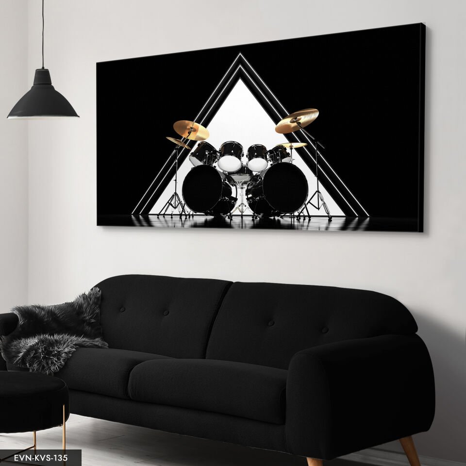 Bateri Tek Parça Kanvas Canvas Tablo Tablo