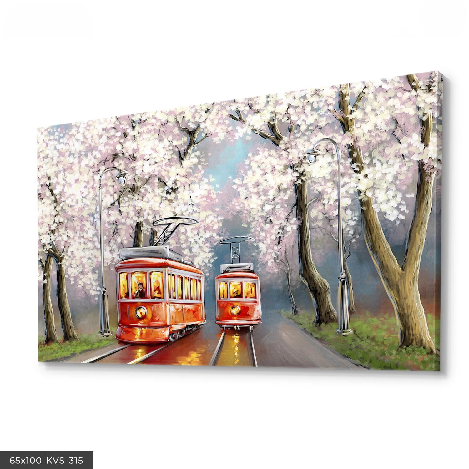 Tranway Kanvas - Canvas Tablo 40 x 30 CM - Çok Renkli