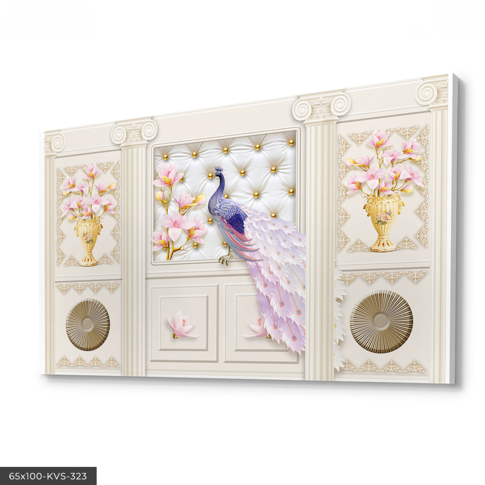 Tavus Kuşu Kanvas - Canvas Tablo