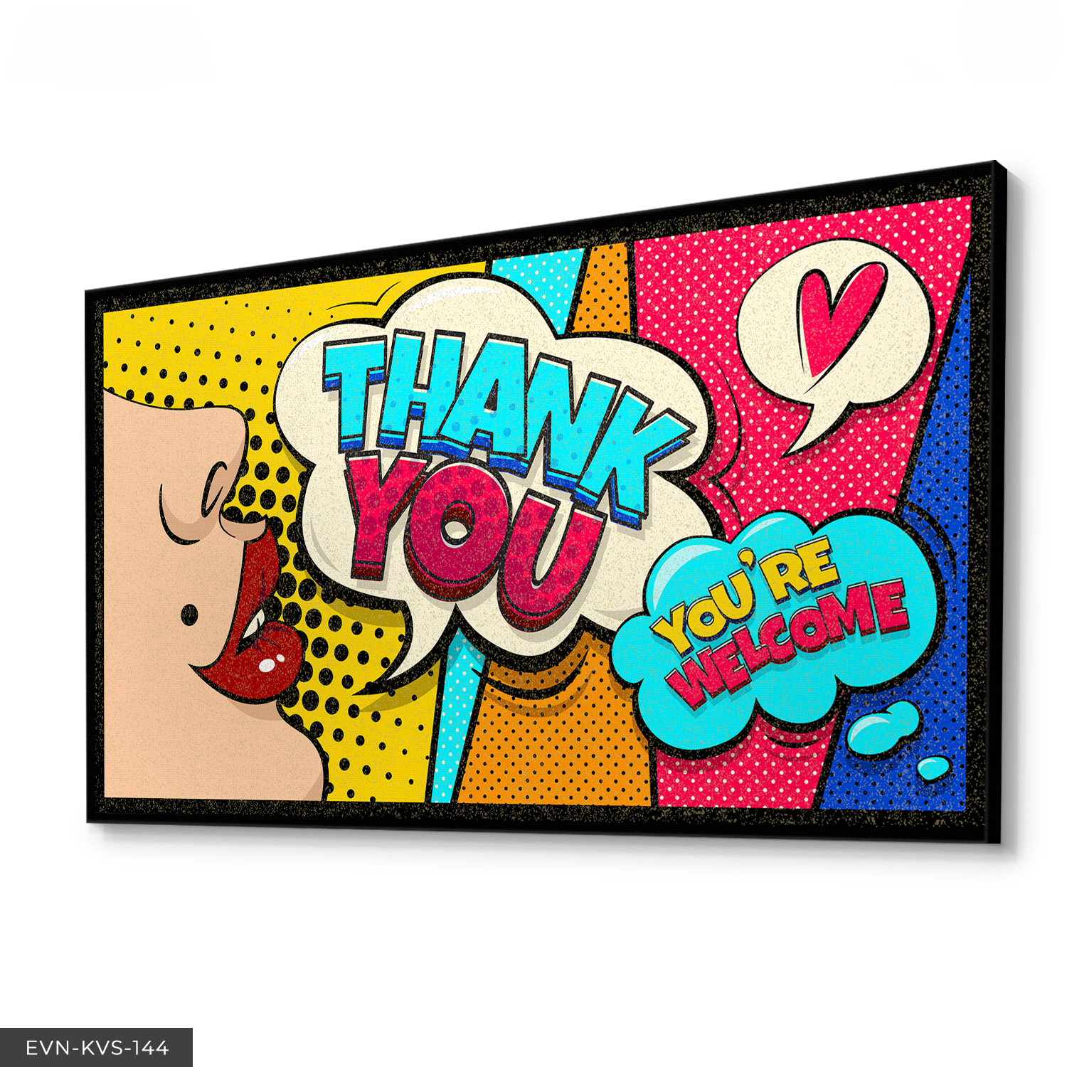 Çizgi Roman Tek Parça Kanvas Canvas Tablo Tablo