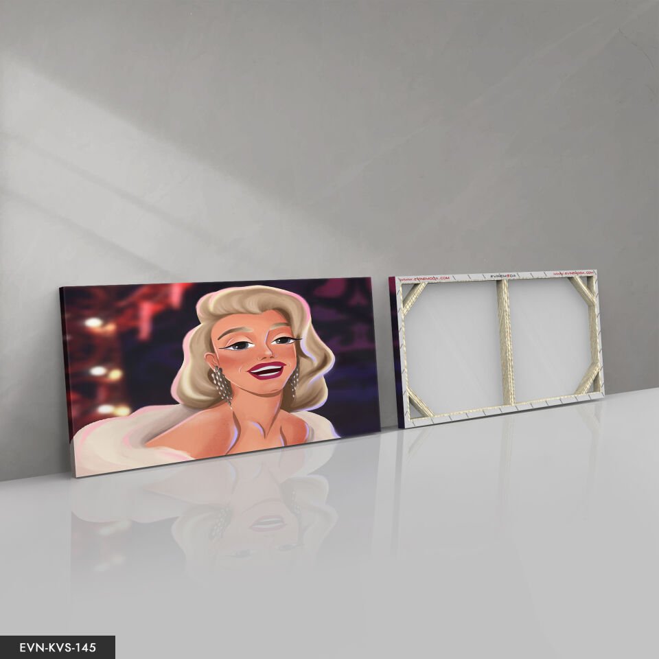 Marilyn Monroe Tek Parça Kanvas Canvas Tablo Tablo