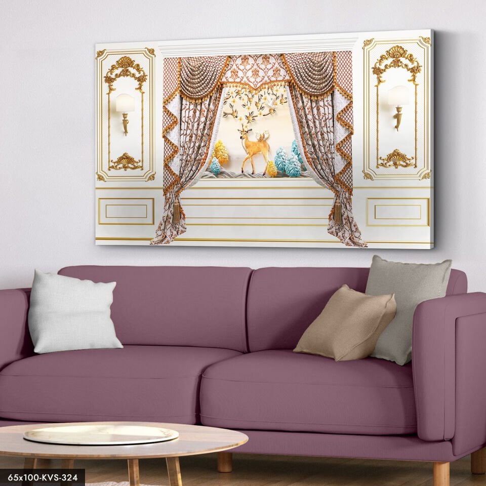 Geyik Kanvas - Canvas Tablo