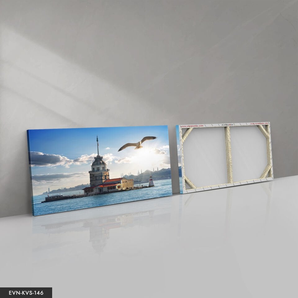 Kız Kulesi Tek Parça Kanvas Canvas Tablo Tablo