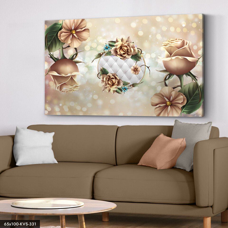 Çiçekler Kanvas - Canvas Tablo