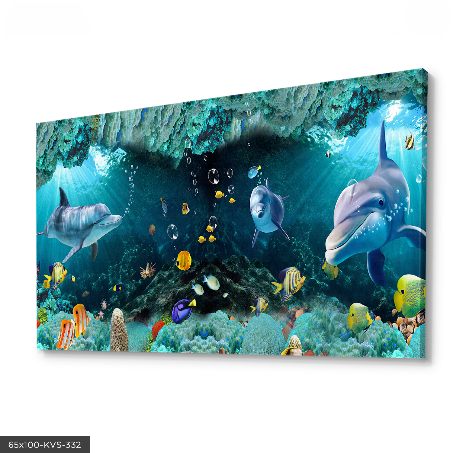 Deniz Altı Balıklar Kanvas - Canvas Tablo