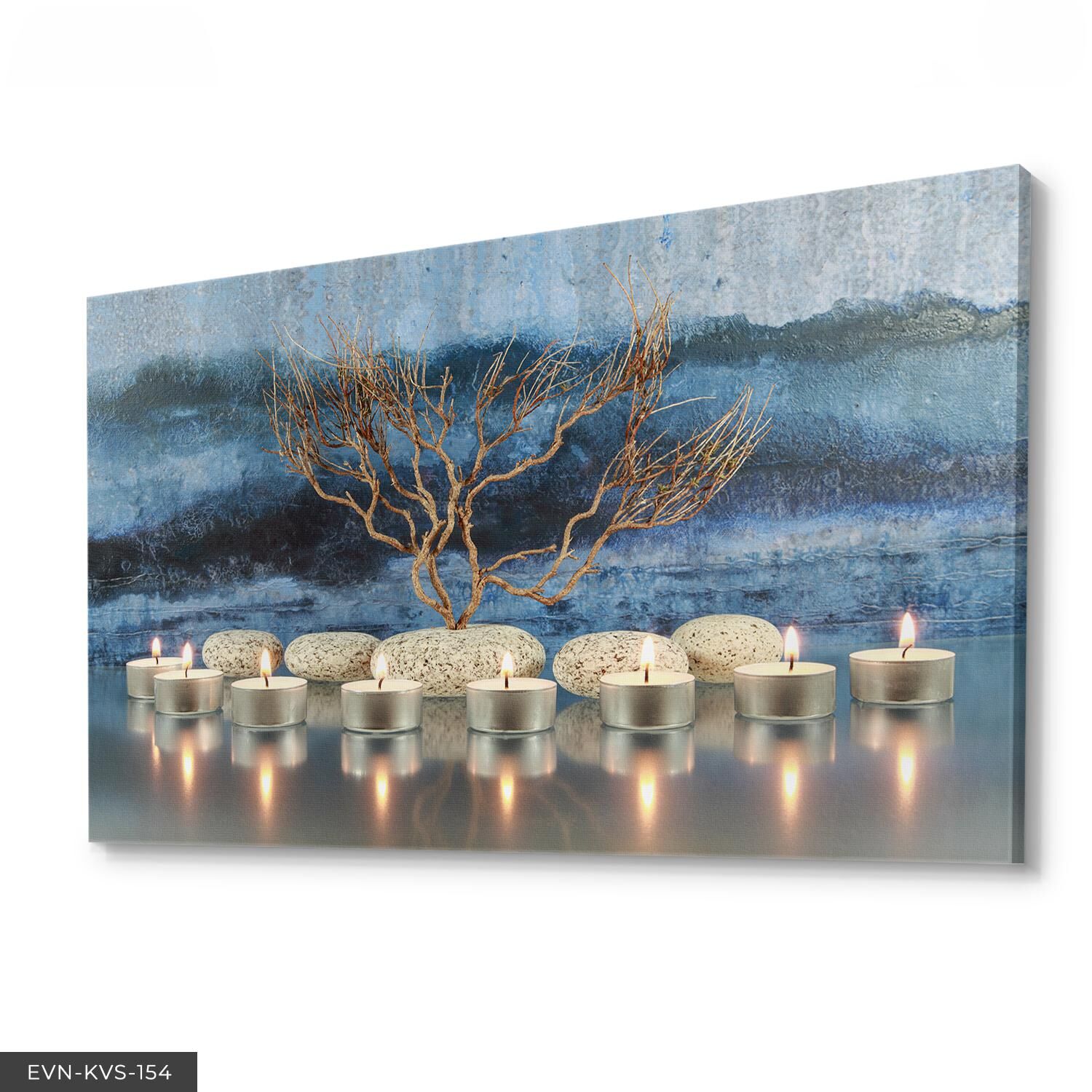 Mumlar Tek Parça Kanvas Canvas Tablo Tablo 40 x 30 CM - Çok Renkli