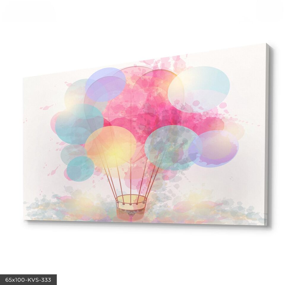 Uçan Balon Kanvas - Canvas Tablo