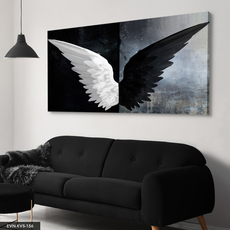 Melek Kanadı Tek Parça Kanvas Canvas Tablo Tablo