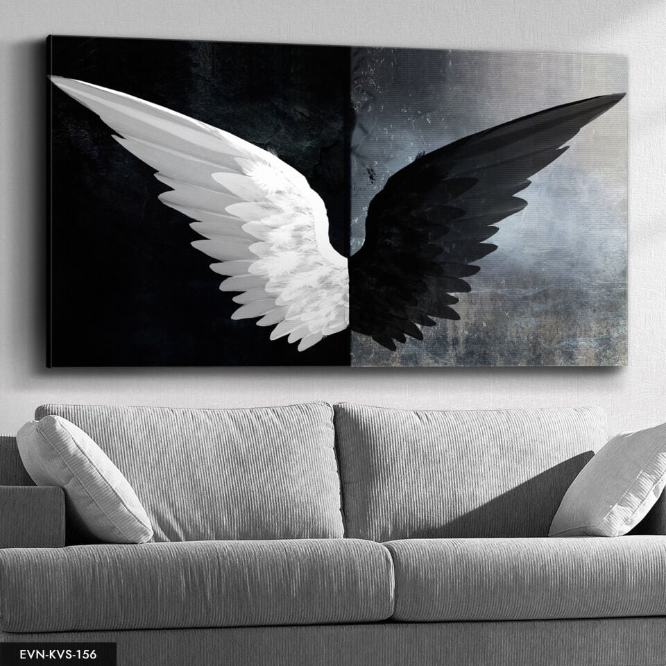Melek Kanadı Tek Parça Kanvas Canvas Tablo Tablo