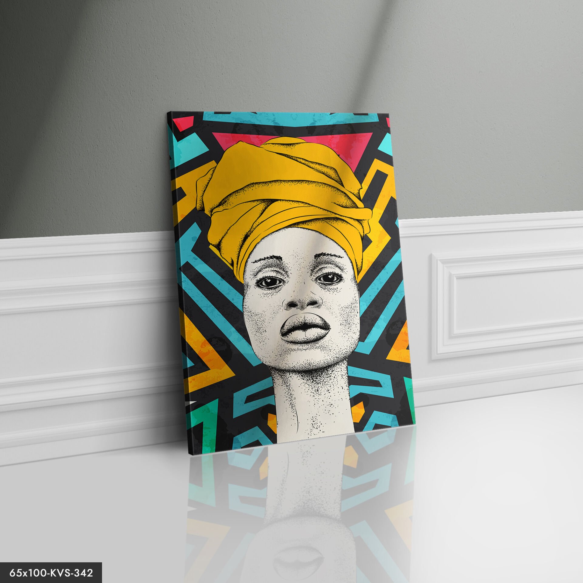 Geleneksel Kadın Kanvas - Canvas Tablo