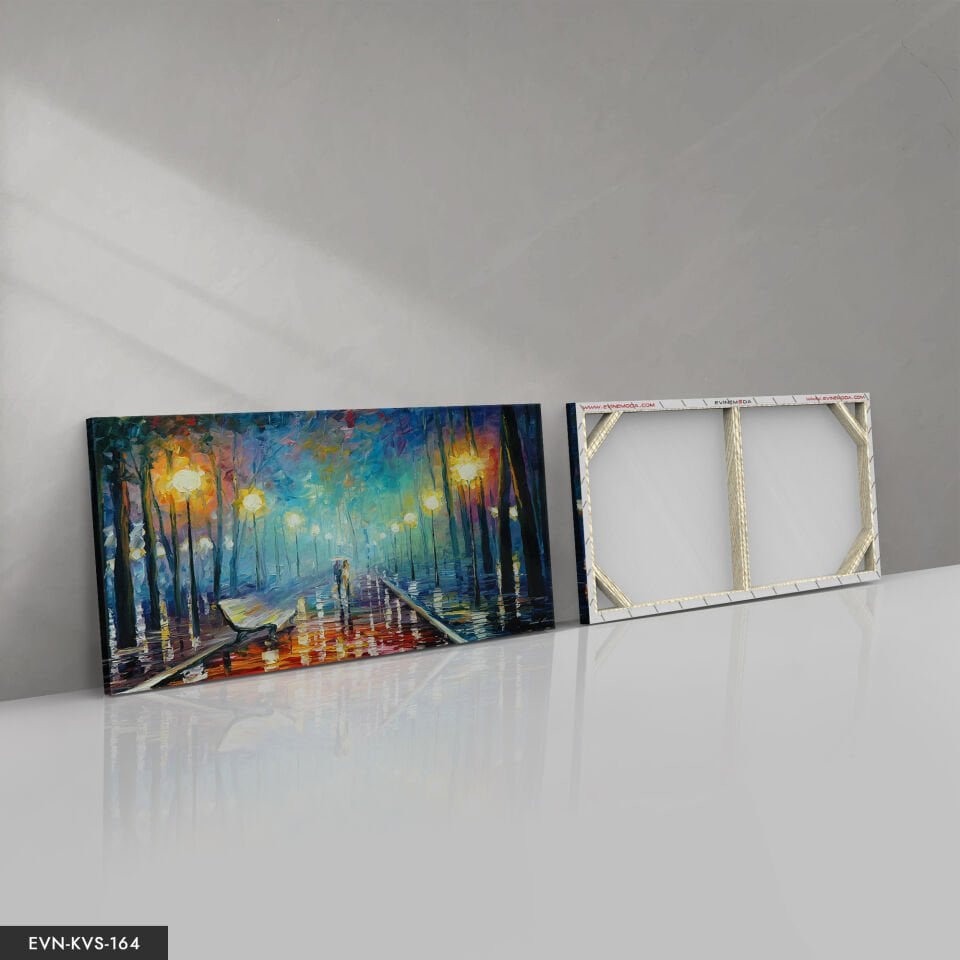 Aşk Temalı Tek Parça Kanvas Canvas Tablo Tablo