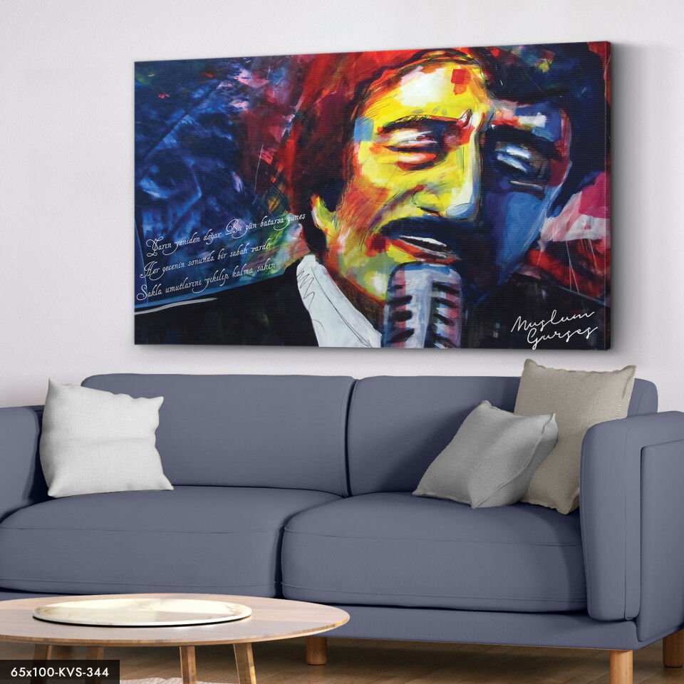 Müslüm Gürses Kanvas - Canvas Tablo