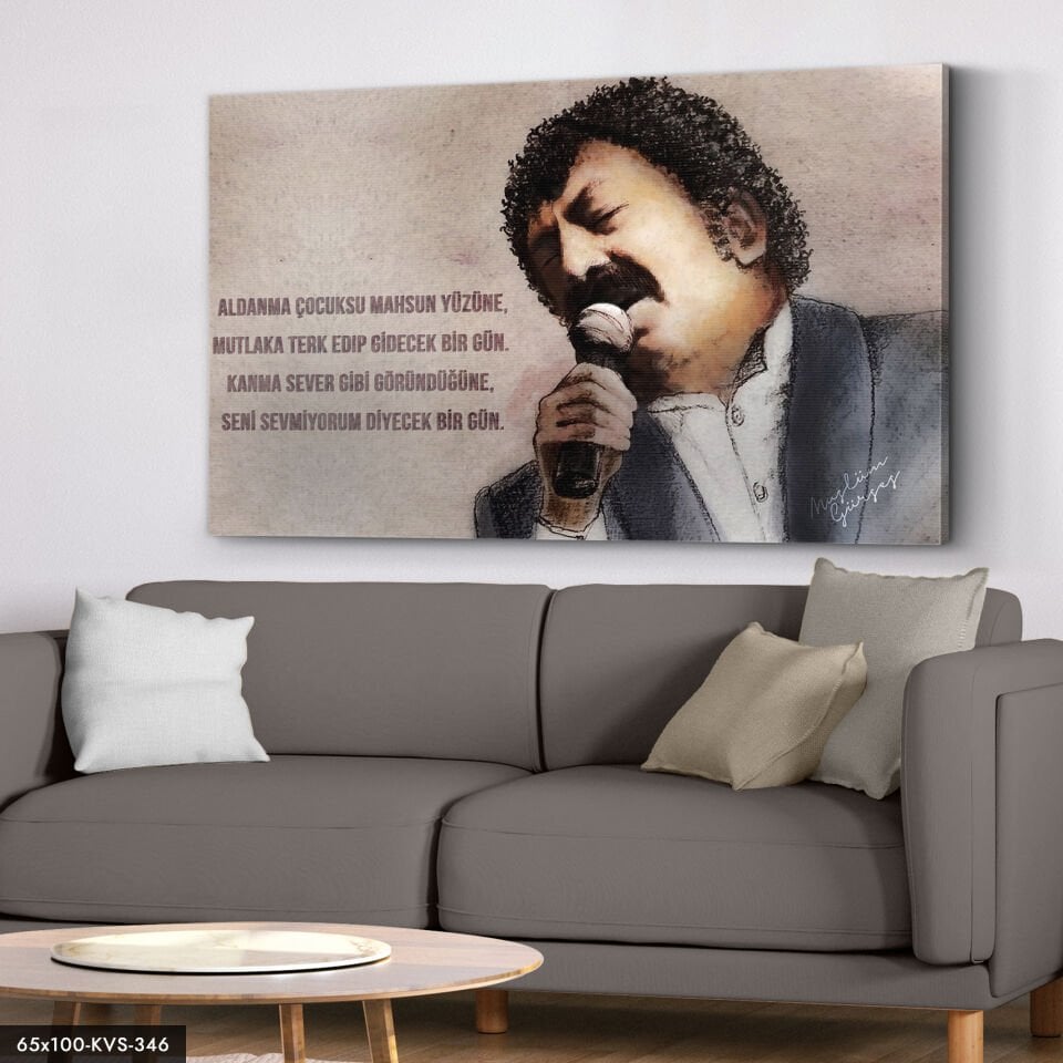 Müslüm Gürses Kanvas - Canvas Tablo