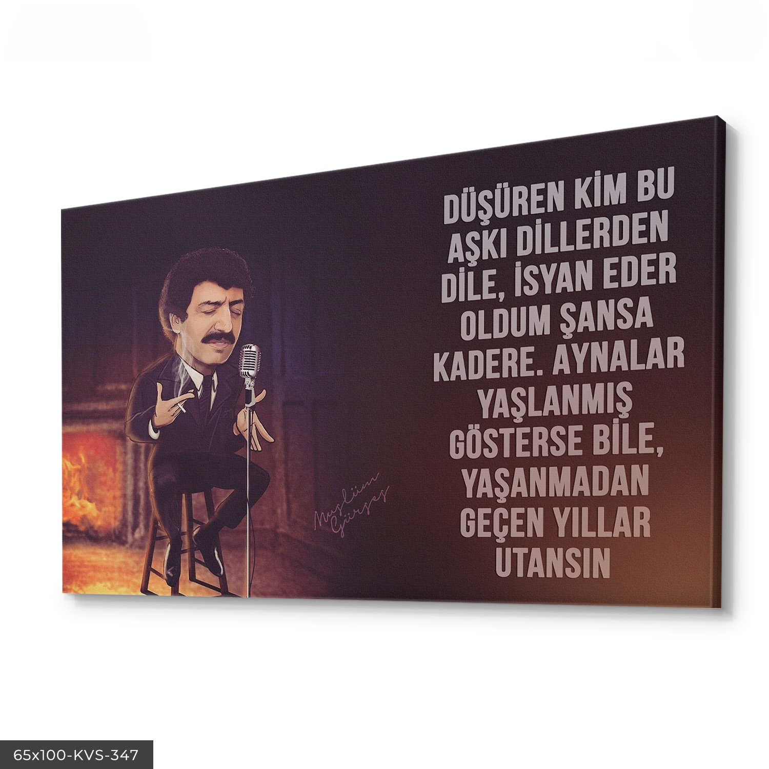 Müslüm Gürses Kanvas - Canvas Tablo