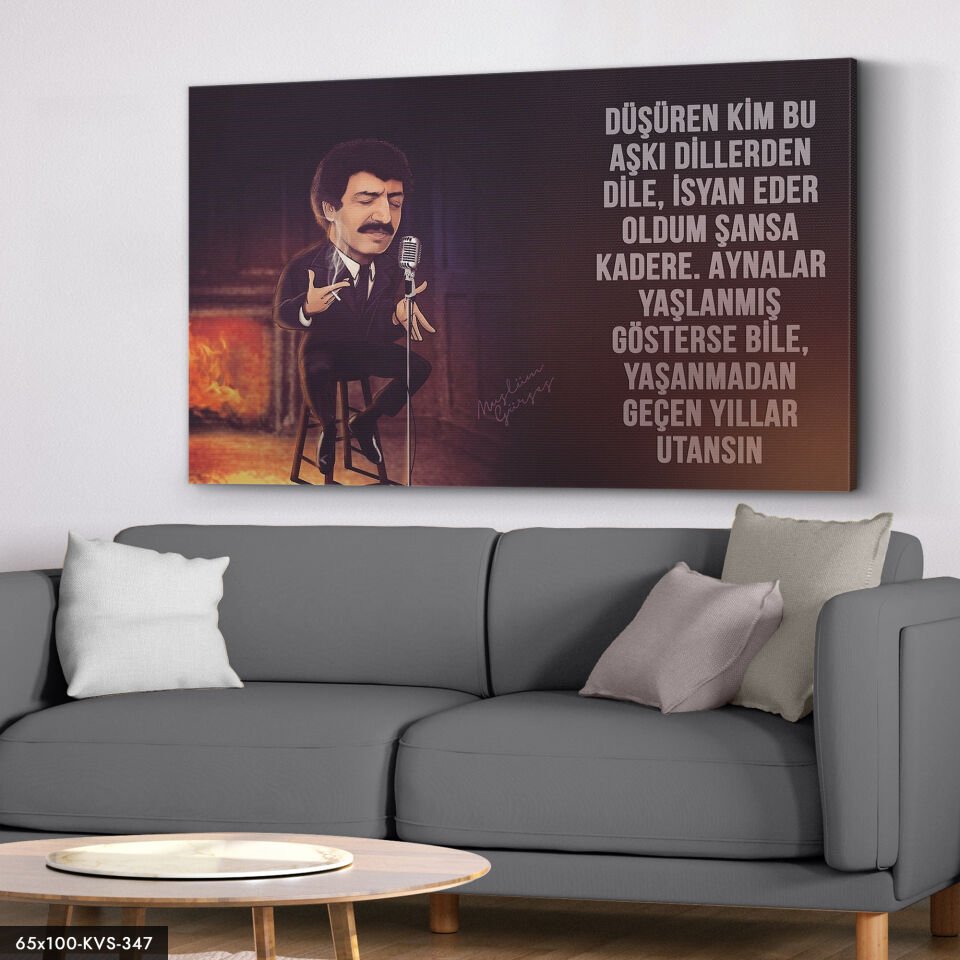 Müslüm Gürses Kanvas - Canvas Tablo