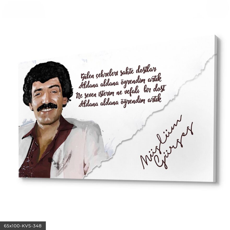 Müslüm Gürses Kanvas - Canvas Tablo