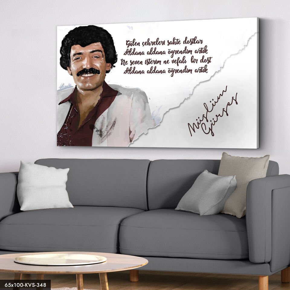 Müslüm Gürses Kanvas - Canvas Tablo