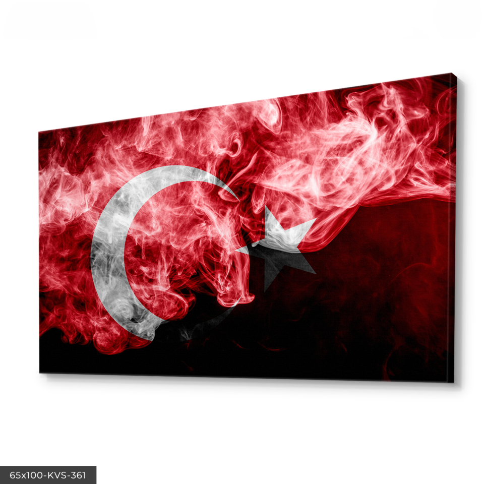 Türk Bayrağı Kanvas - Canvas Tablo