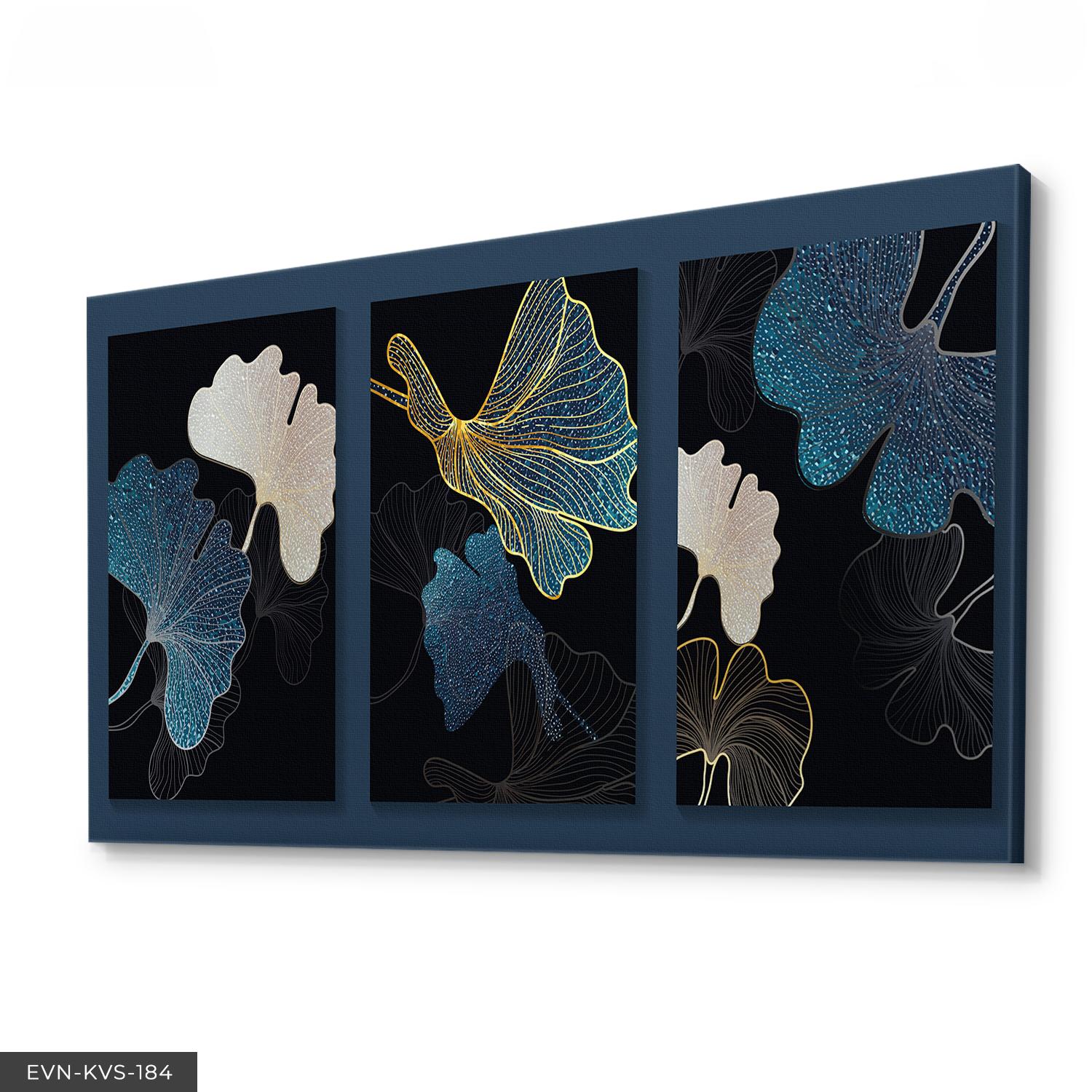 Soyut Yapraklar Tek Parça Kanvas Canvas Tablo Tablo