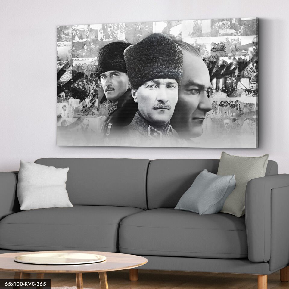 Mustafa Kemal Atatürk Kanvas Tablo