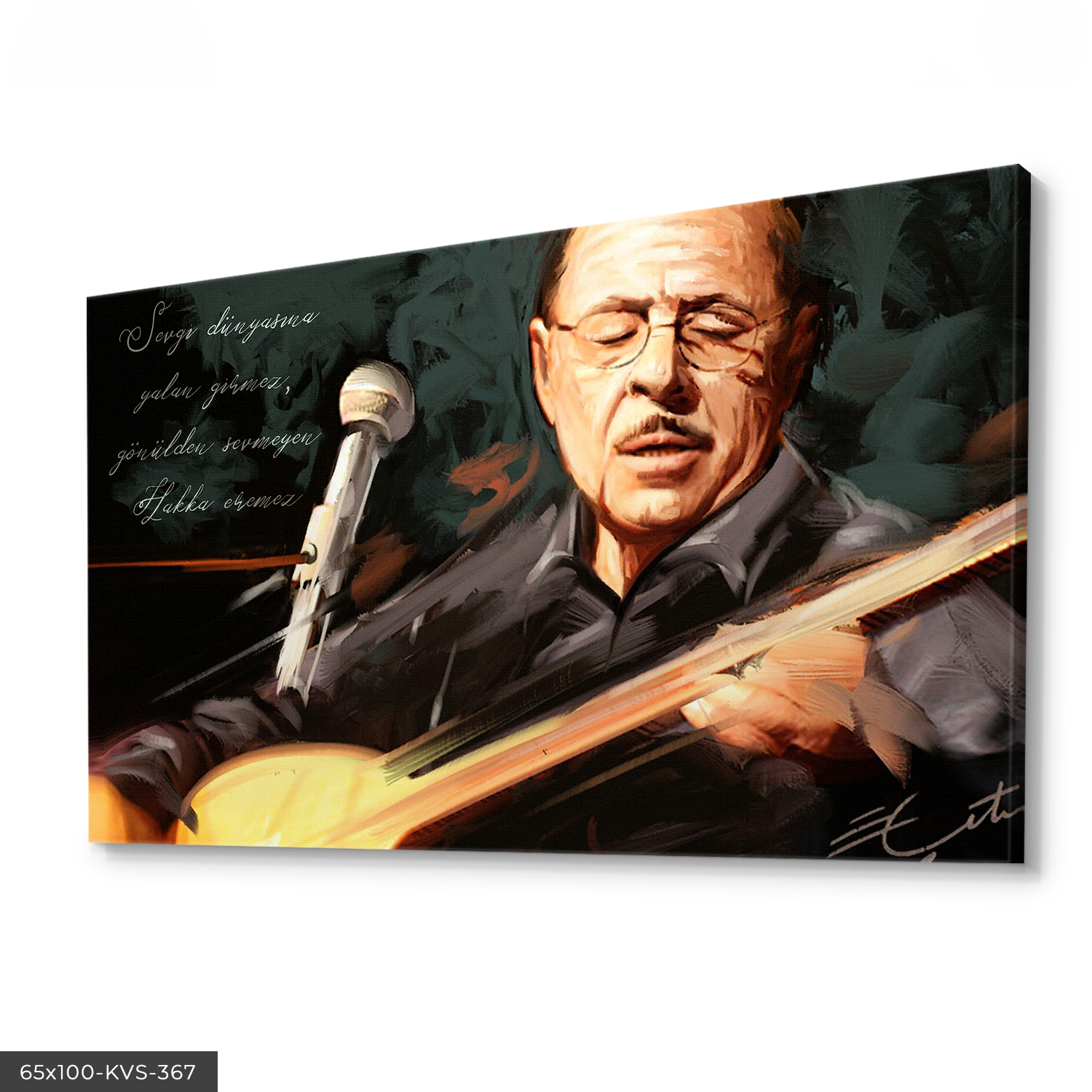 Neşet Ertaş Kanvas - Canvas Tablo