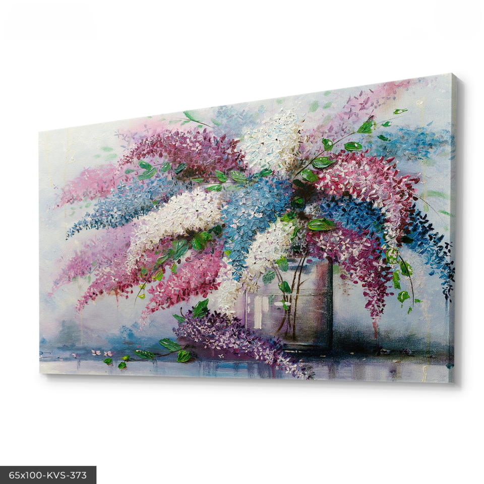 Leylak Buketi Kanvas - Canvas Tablo