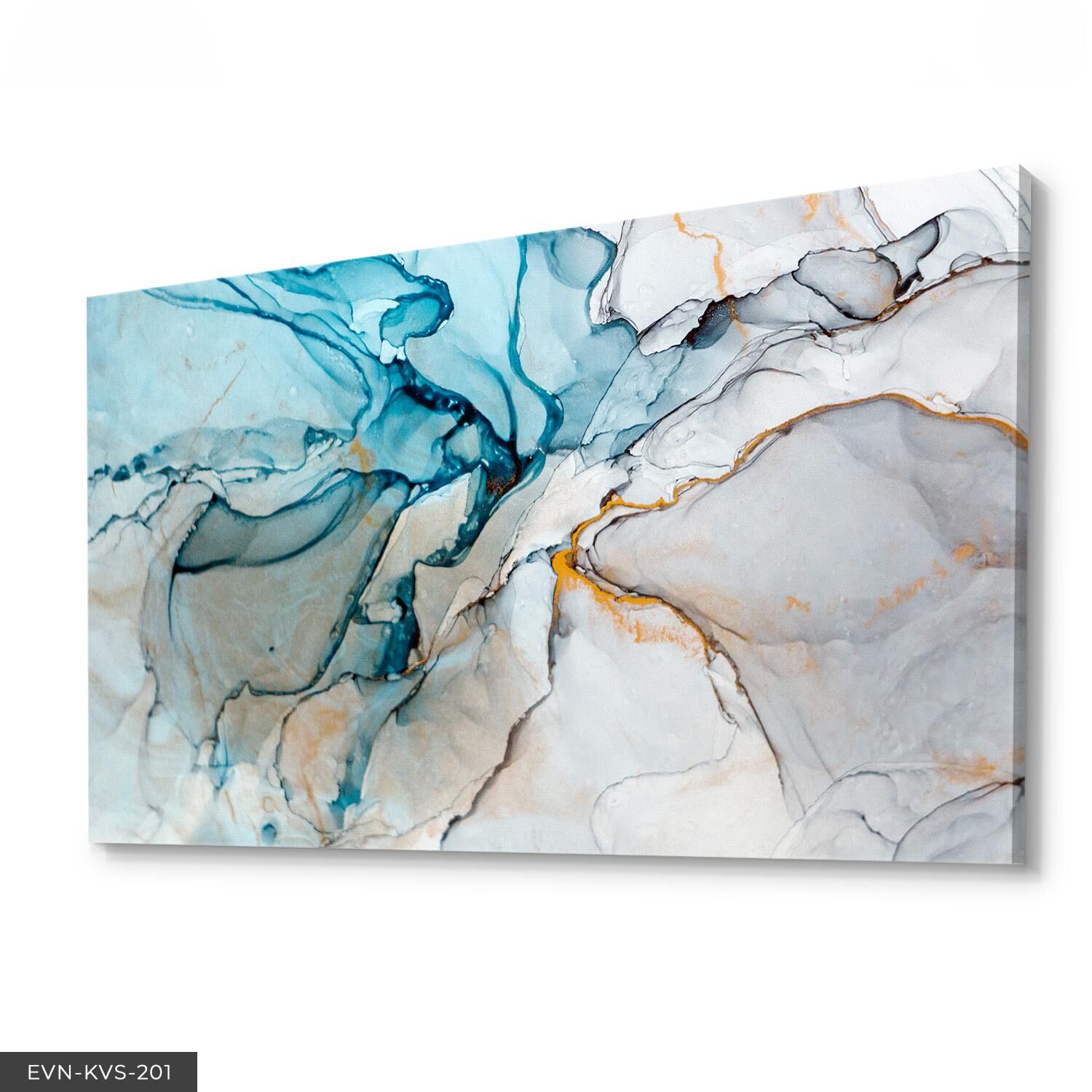 Soyut Yağlı Boya Tek Parça Kanvas Canvas Tablo Tablo 40 x 30 CM - Çok Renkli