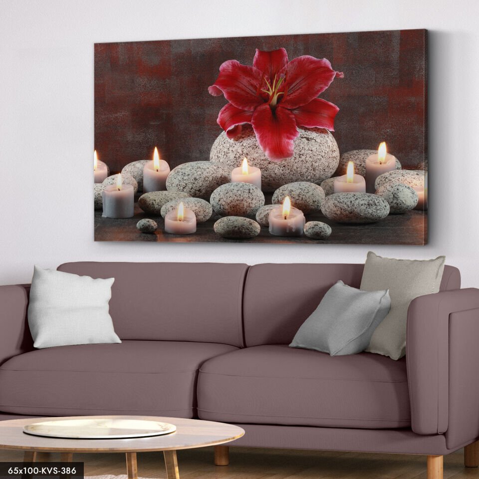 Orkide Mumlar Kanvas - Canvas Tablo