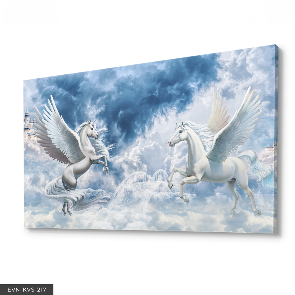 Unicorn Tek Parça Kanvas Canvas Tablo Tablo