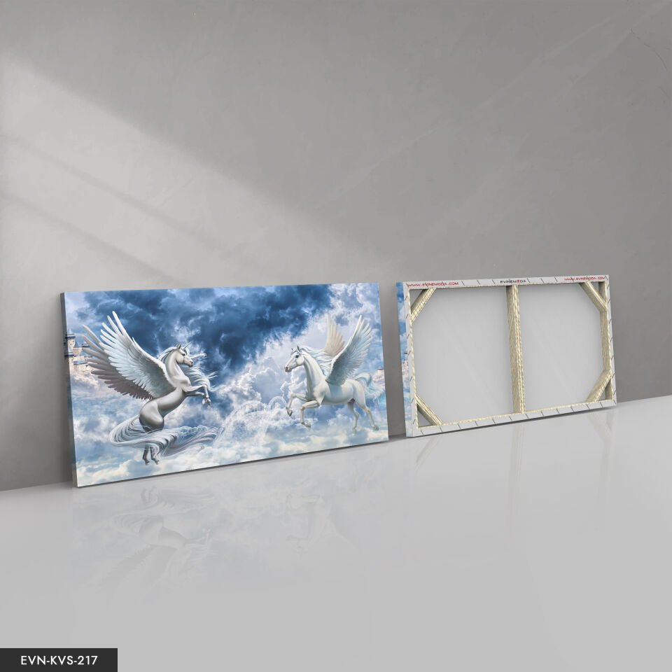 Unicorn Tek Parça Kanvas Canvas Tablo Tablo
