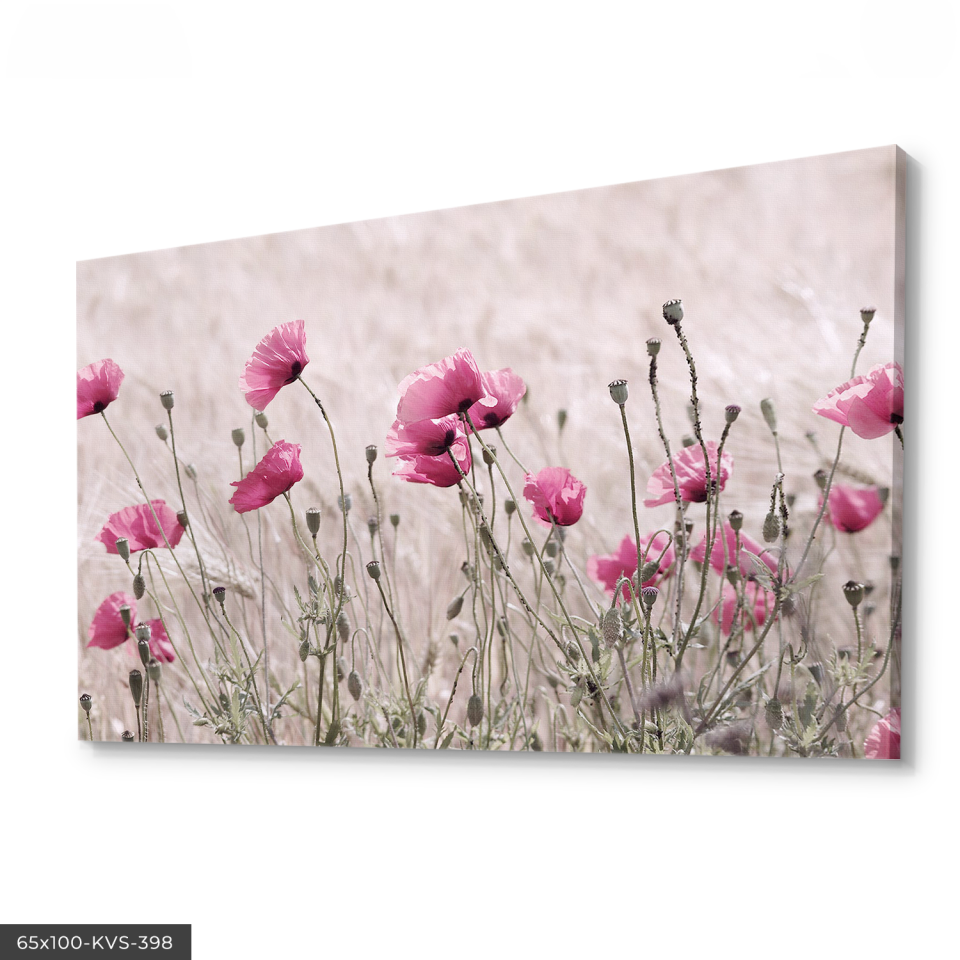 Haşhaş Tarlası Kanvas - Canvas Tablo