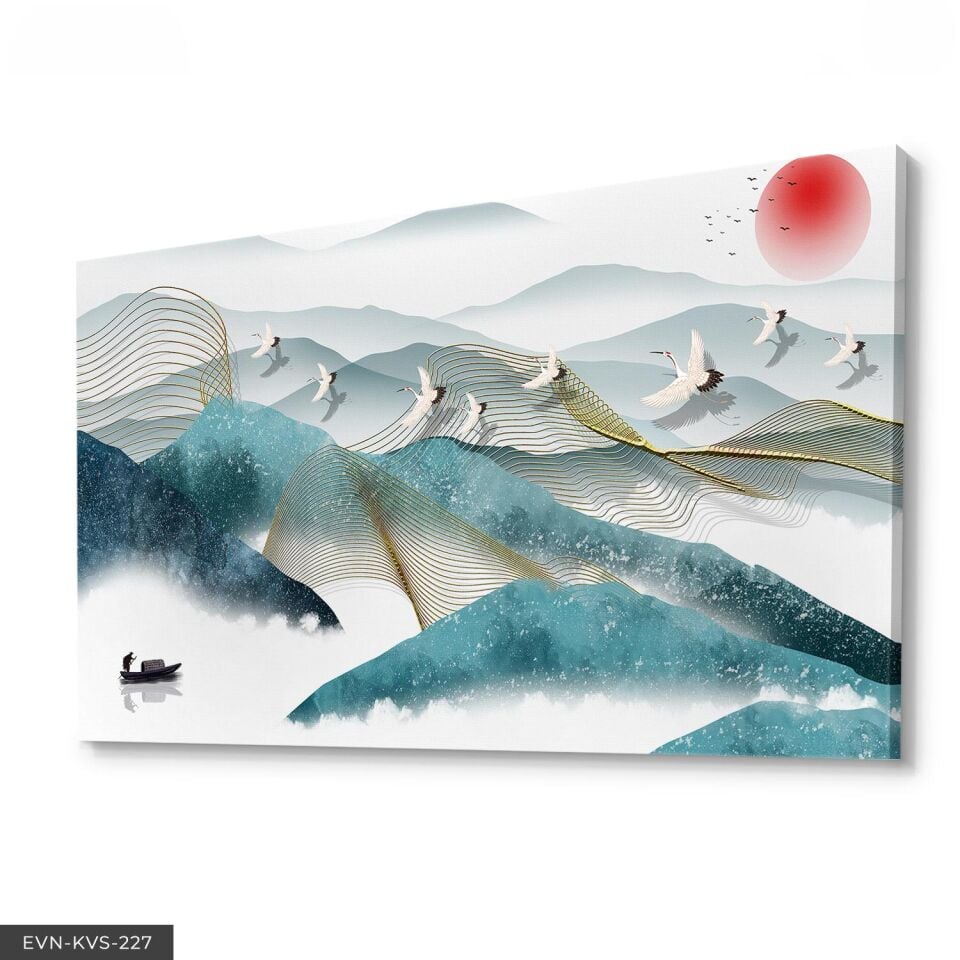 Soyut Doğa Tek Parça Kanvas Canvas Tablo Tablo