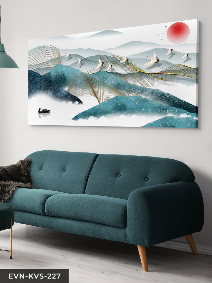 Soyut Doğa Tek Parça Kanvas Canvas Tablo Tablo