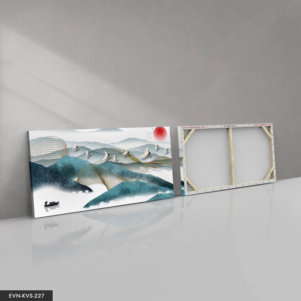 Soyut Doğa Tek Parça Kanvas Canvas Tablo Tablo