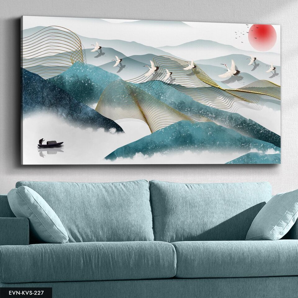 Soyut Doğa Tek Parça Kanvas Canvas Tablo Tablo